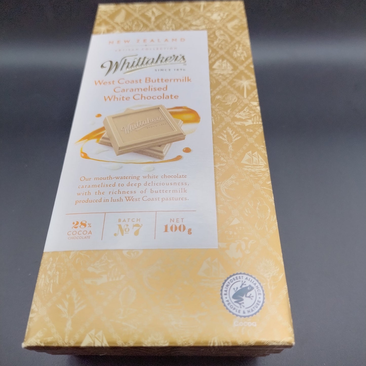 Whittaker's West Coast Buttermilk Caramelised White Chocolate 100g