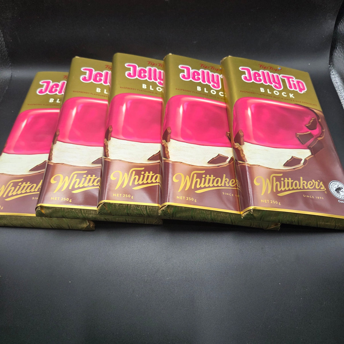 Whittaker's Jelly Tip Block – Iconic NZ Chocolate 250g