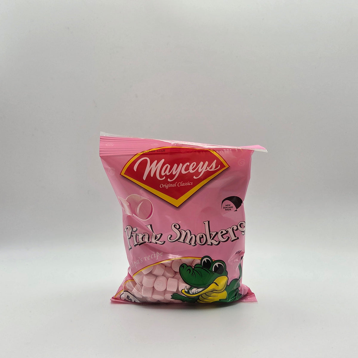 Mayceys Pink Smokers 95g Bag – Classic NZ Lollies