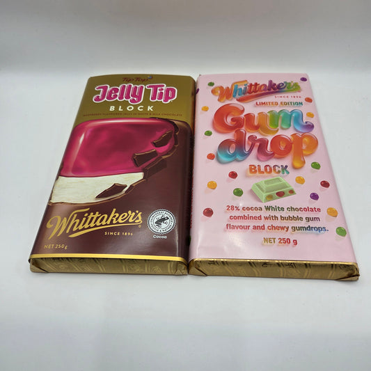 Whittaker's Gum Drop & Jelly Tip Combo – Limited Edition