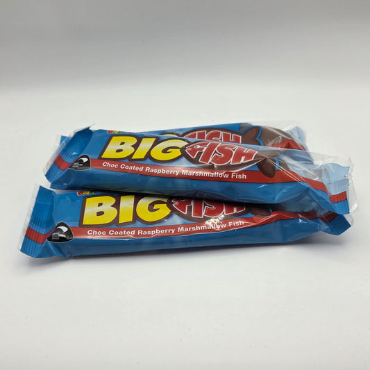 Rainbow Big Fish – Large Raspberry Marshmallow Chocolate Fish