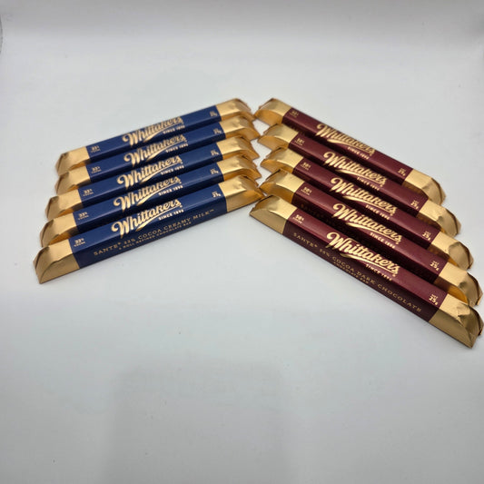 Whittaker's Sante Bars – Milk or Dark Chocolate