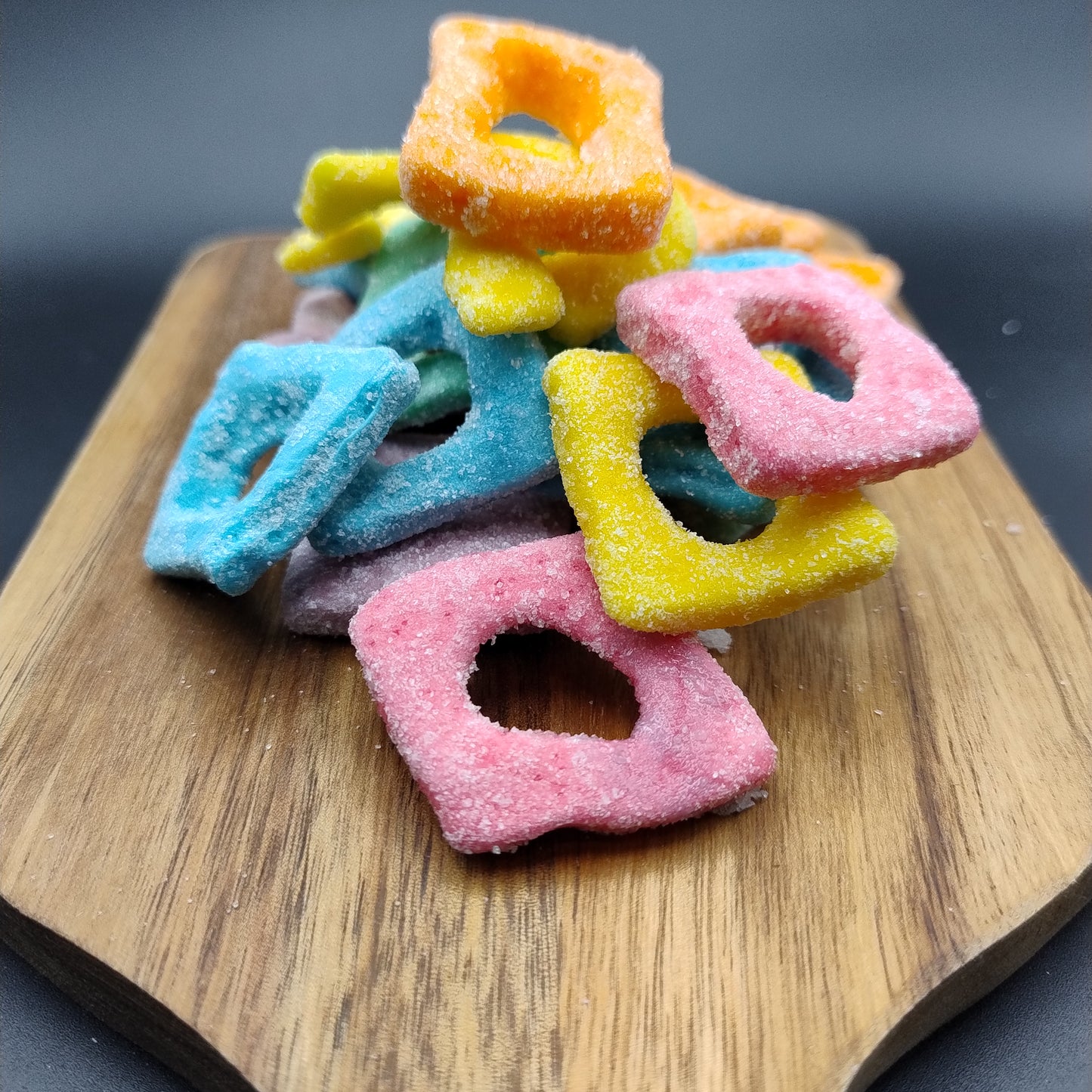 Sour Squares - Sugar-coated Sour Kiwi sweetness