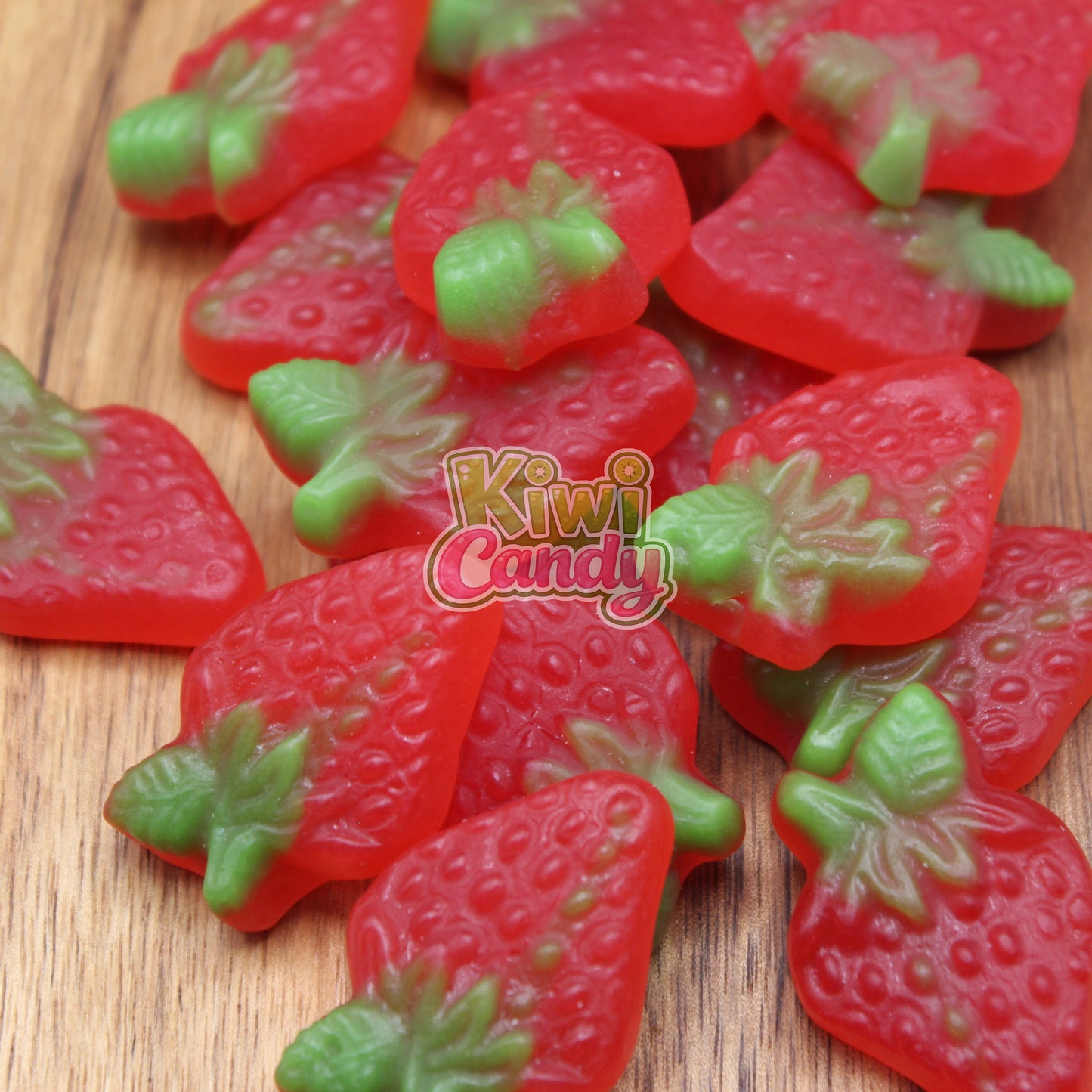 Mayceys Sour Strawberries Classic NZ Lollies, fun strawberry flavour with a punchy sour tang