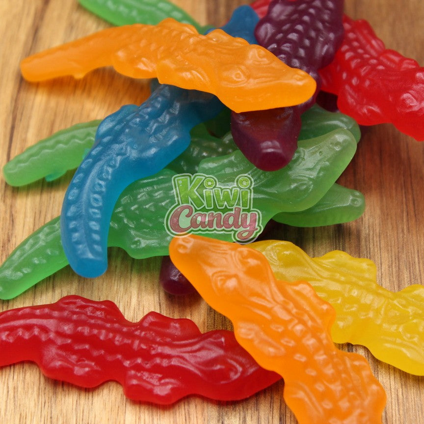 Mayceys Crocodiles – chewy Kiwi Lollies Bursting with Fruity Flavour
