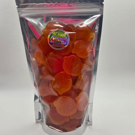 Mayceys Sour Peaches - Classic NZ Lollies, fun peach flavour with a punchy sour tang