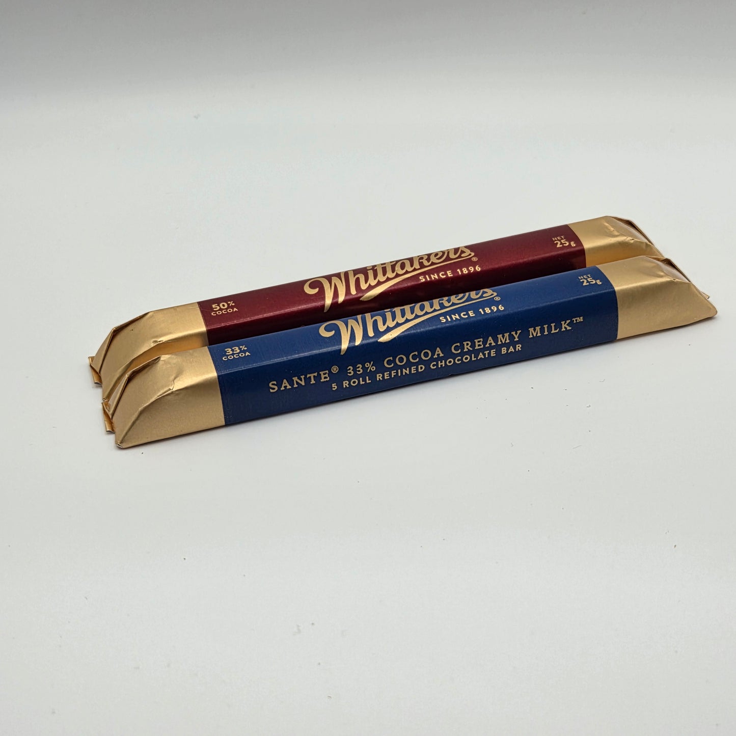 Whittaker's Sante Bars – Milk or Dark Chocolate