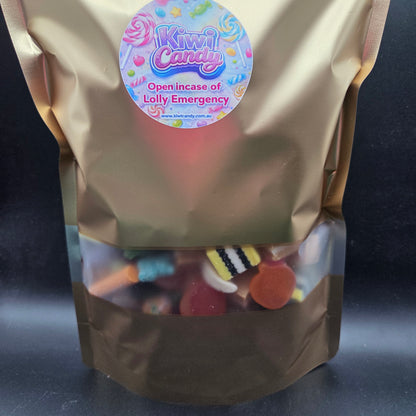 Kiwi Candy Gum Drop Treat Pack - 1KG Mystery Pick n Mix & Limited Edition Whittaker's Gum Drop 250g