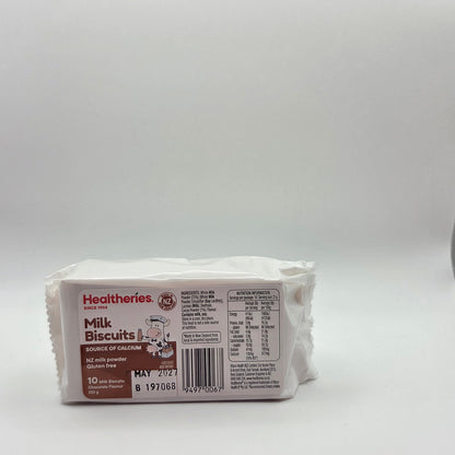 Healtheries Milk Biscuits –A classic Kiwi biscuit with a delicious Chocolate flavour