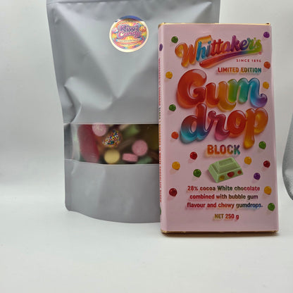Kiwi Candy Gum Drop Treat Pack – 500g Pick n Mix +Limited Edition Chocolate Block