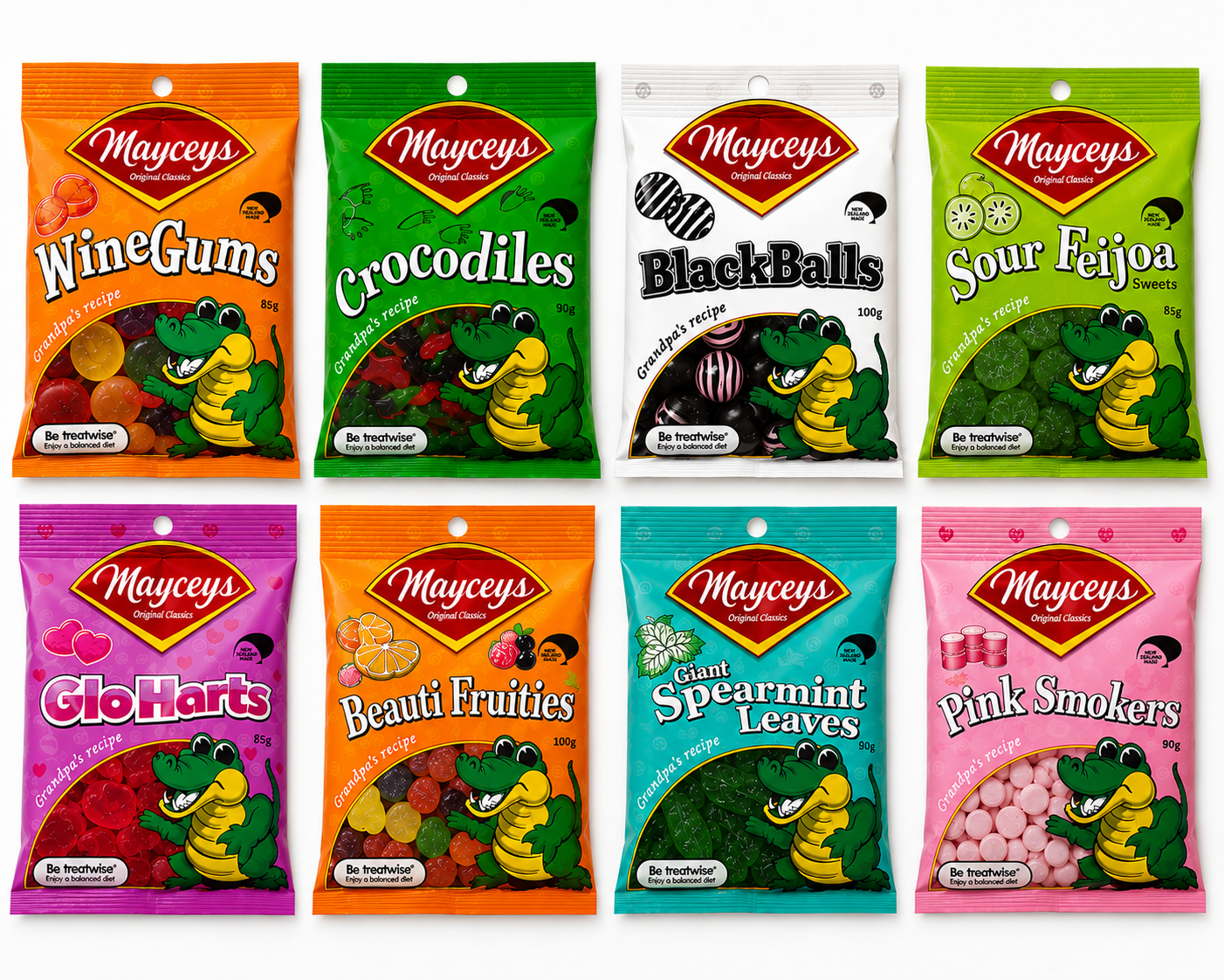 Mayceys Lollies – Handybags, Classic New Zealand Favourites