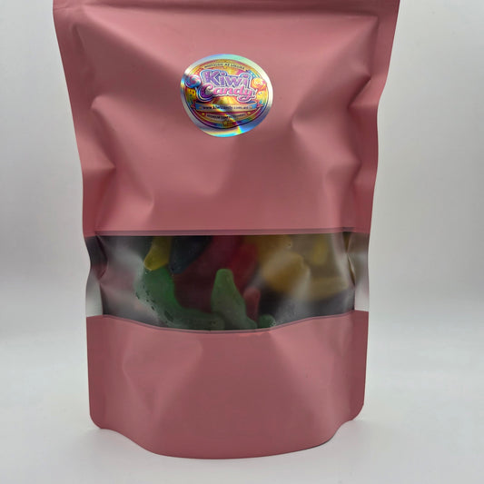 Mayceys Crocodiles – chewy Kiwi Lollies Bursting with Fruity Flavour