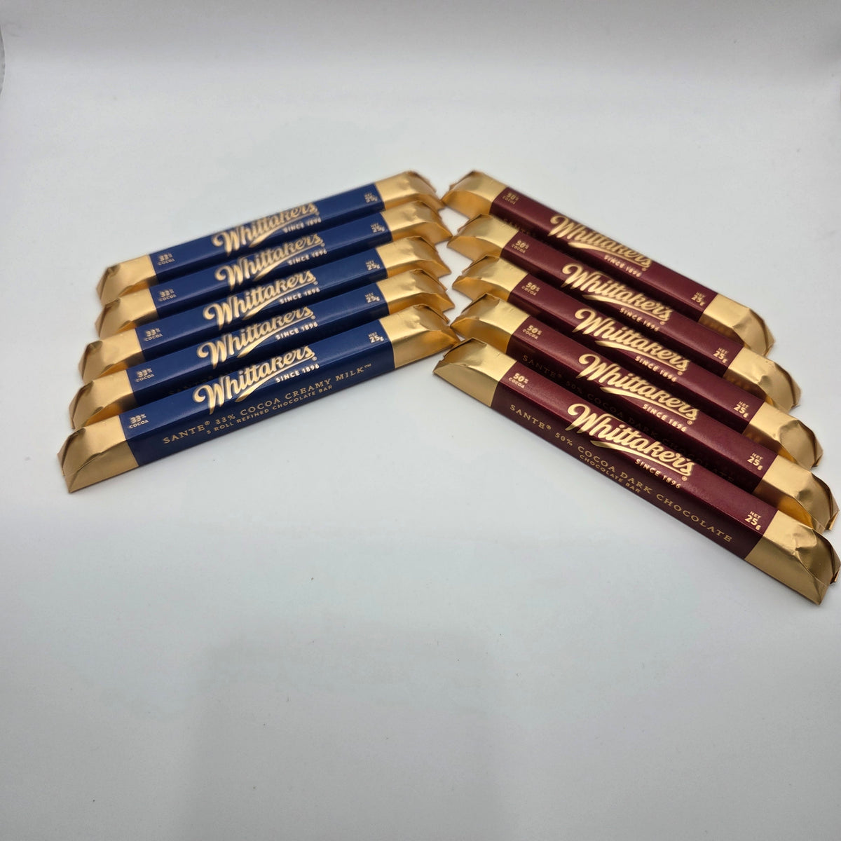Whittaker's Sante Bars – Milk or Dark Chocolate